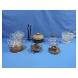 Oil Lamp Vases & Parts