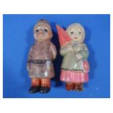Celluloid Dolls (1 w/broken feet)