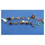 Vintage Costume Jewelry-Rings