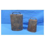 2 Antique Cattle Bells