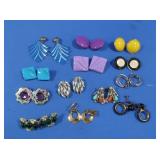 Vintage Costume Jewelry Earrings