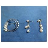 Brooch & Matching Earrings