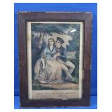 Currier & Ives Hand Colored Framed Print-Robert