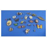 Vintage Costume Jewelry Pins