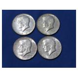 Kennedy 50 Cent Pieces-2-1967, 1-1968, 1-1969