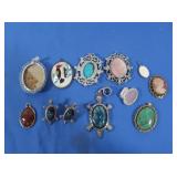 Vintage Costume Jewelry Pendants