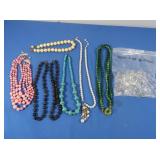 Vintage Costume Jewelry Bead Necklaces