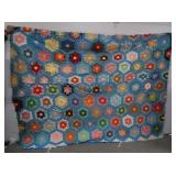 Handstitched Quilt-Grandmothers Flower Garden