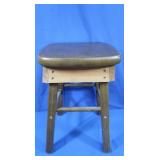 Wooden Stool 17"Hx13" Square