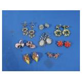 Vintage Costume Jewelry Earrings