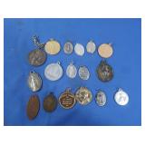 Vintage Costume Jewelry Religious Medals