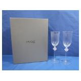 Lalique (Paris) Champagne Flutes