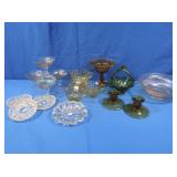Glassware-Avocado, Lusterware, Amber, Clear,