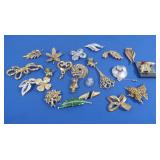 Vintage Costume Jewelry Pins