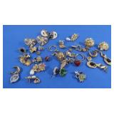 Vintage Costume Jewelry Earrings