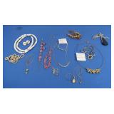 Vintage Costume Jewelry Necklaces, Chains
