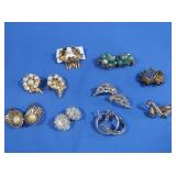 Vintage Costume Jewelry Earrings