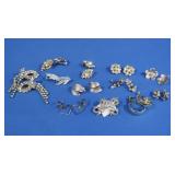 Vintage Costume Jewelry Earrings