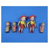 Celluloid 1930s Cowgirl w/moving arms, Kewpie