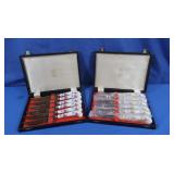 2 Sets of Sheffield Kirk & Matz Steak Knives (1