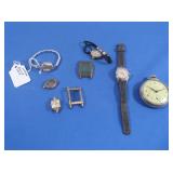 Vintage Watches-Bulova, Times,Westclox&Watch Cases