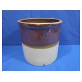 Vintage 3-tone Stoneware Crock