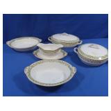 Vintage Limoges Dishes-Vegetable Bowls, Gravy