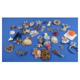 Vintage Costume Jewelry Pins