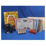 1938 Art Deco Radium Alarm Clock, Old Stock