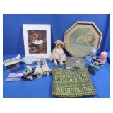 Vintage Framed Baby Photo, Girls Toys & more