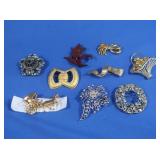 Vintage Costume Jewelry Pins