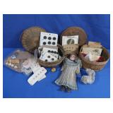 Vintage Baby Doll, Buttons & more