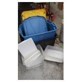 XL HD Black & Yellow Stackable Tote, XL