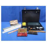 Case full of Drafting Supplies (like new) & Pen