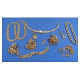 Vintage Costume Jewelry Necklaces, Chains