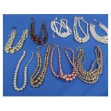 Vintage Costume Jewelry Bead Necklace