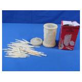 Vintage Party Pick Holder in orig box