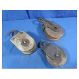 Antique Pulleys