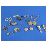 Vintage Costume Jewelry Earrings