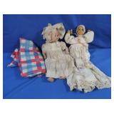 2 Vintage Baby Dolls