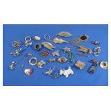 Vintage Costume Jewelry Pins