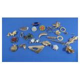 Vintage Costume Jewelry Pins