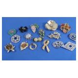 Vintage Costume Jewelry Pins