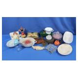 Wedgwood Transferware, McCoy Planter, Glass