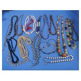 Vintage Costume Jewelry Bead Necklaces