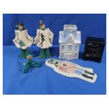 Vintage Ceramic Pixie, Nutcracker Plate & more