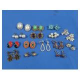 Vintage Costume Jewelry Earrings