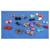 Vintage Costume Jewelry Earrings