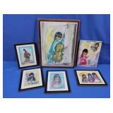 Ted Degrazia Framed Artwork