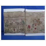 2 Antique Samplers